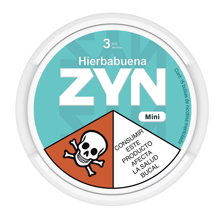ZYN MINI HIERBABUENA POUCHES X15 6MG