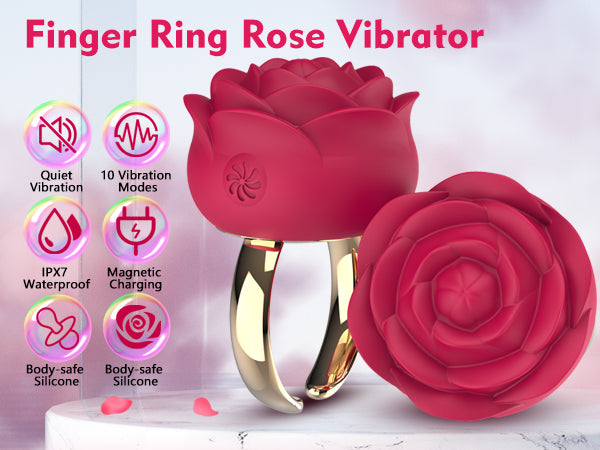 TCP ANILLO VIBRADOR DE ROSA FIORE