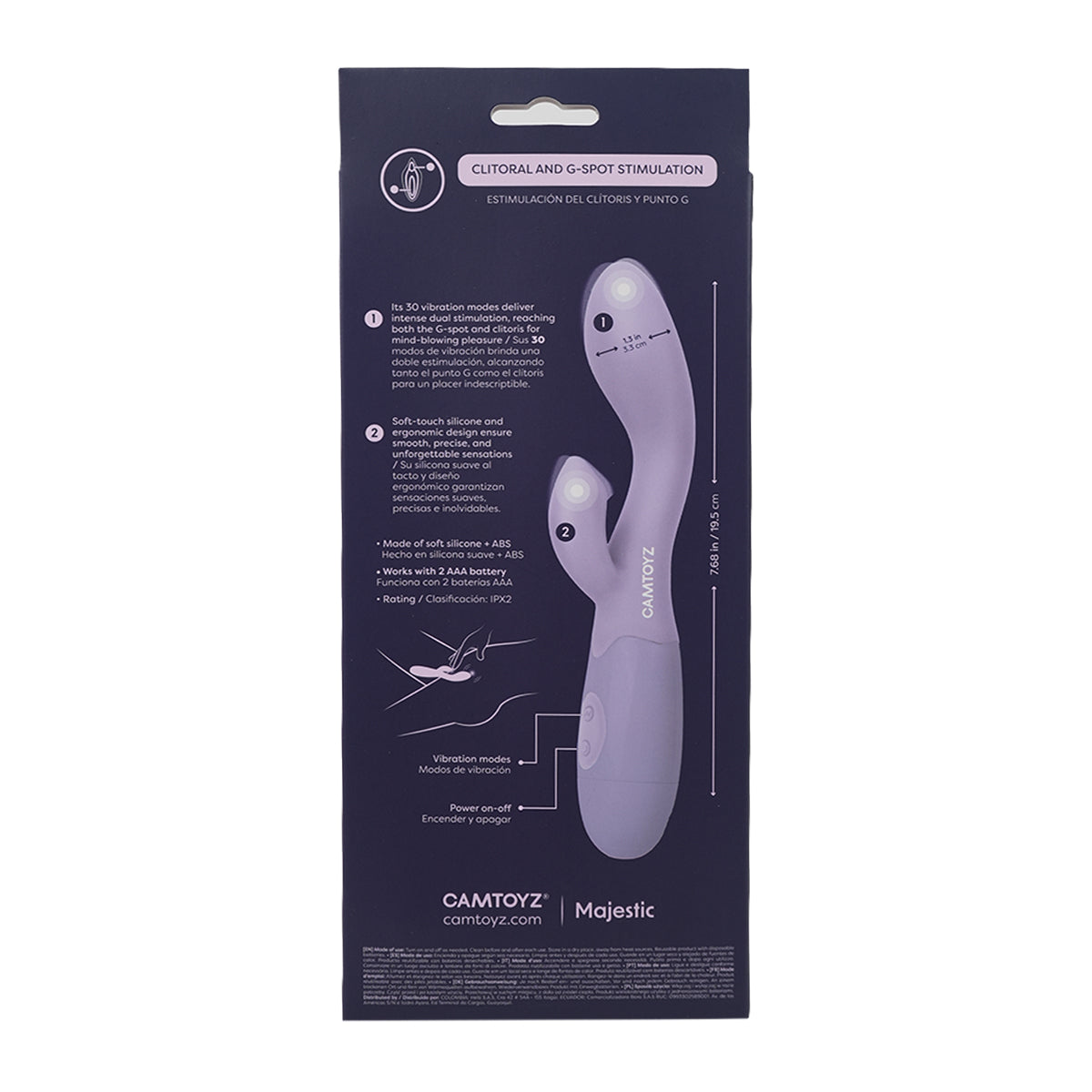 CAMTOYZ HESTIA VIBRADOR PUNTO G Y CLITORIS