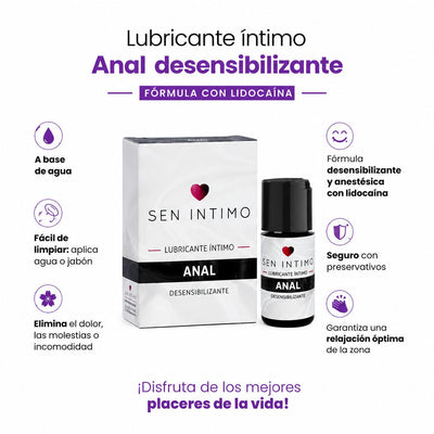 SEN ÍNTIMO LUBRICANTE ANAL DESENSIBILIZANTE 30ml