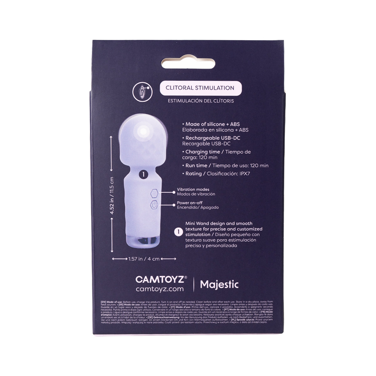 CAMTOYZ VIBRADOR MINI WAND ASELIA