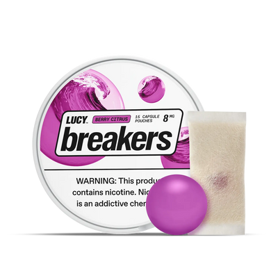 LUCY BREAKERS BERRY CITRUS POUCHES X15 8MG