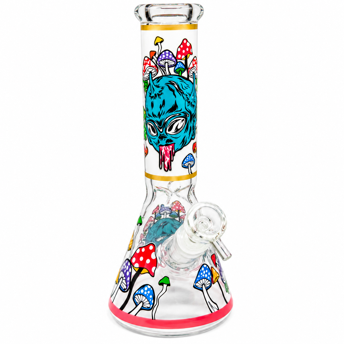 BONG ALIENÍGENA Y HONGOS MULTICOLOR