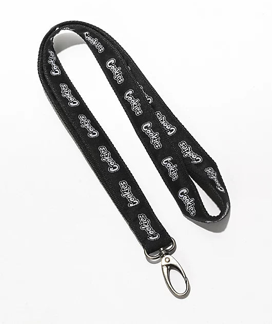 COOKIES LANYARD NEGRO-BLANCO 18