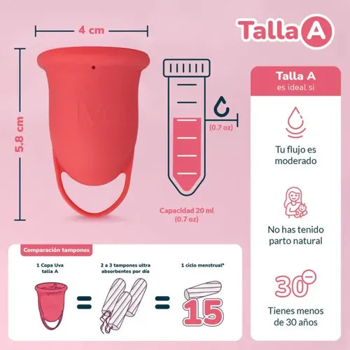 UVA COPA MENSTRUAL TALLA A