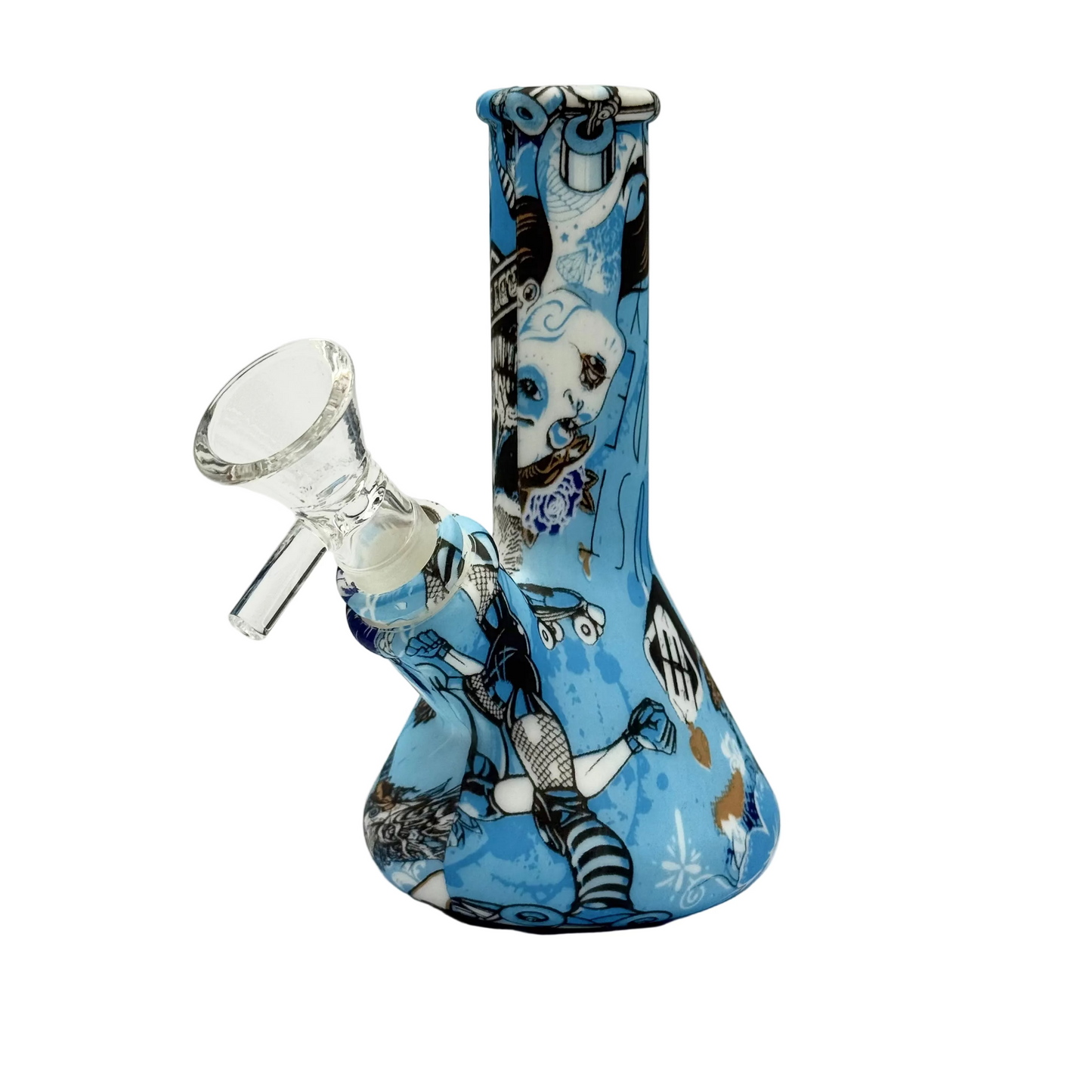 BONG SILICONA MINI AZUL