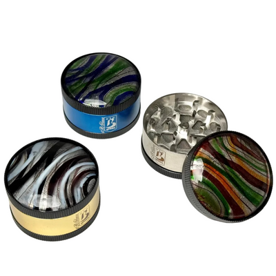 GRINDER 6B GLASS RAYAS 50mm 3 PARTES