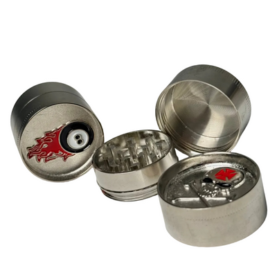 GRINDER 6B GLASS 40mm 3 PARTES