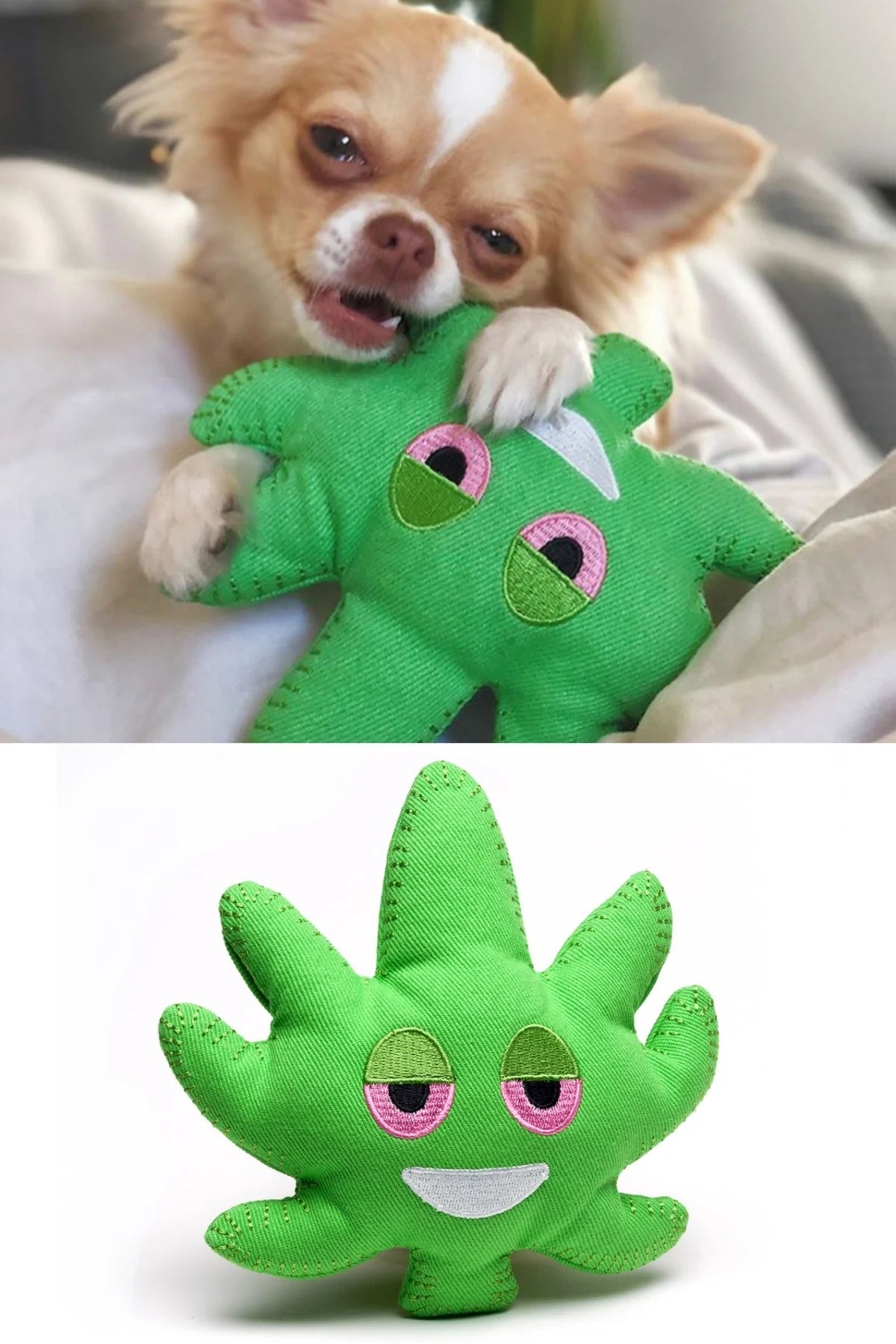 JUGUETE PARA PERRO HOJA