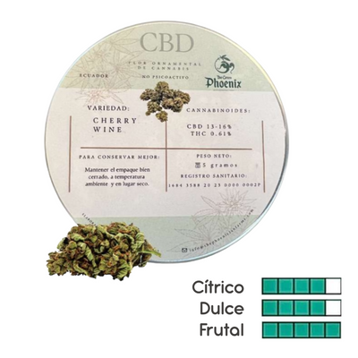 FLORES CBD CHERRY WINE 3G
