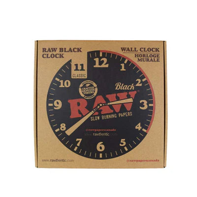 RAW RELOJ DE PARED BLACK EDITION