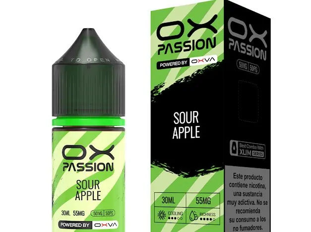 OX PASSION SALES MANZANA AGRIA HELADA 55MG-30ML