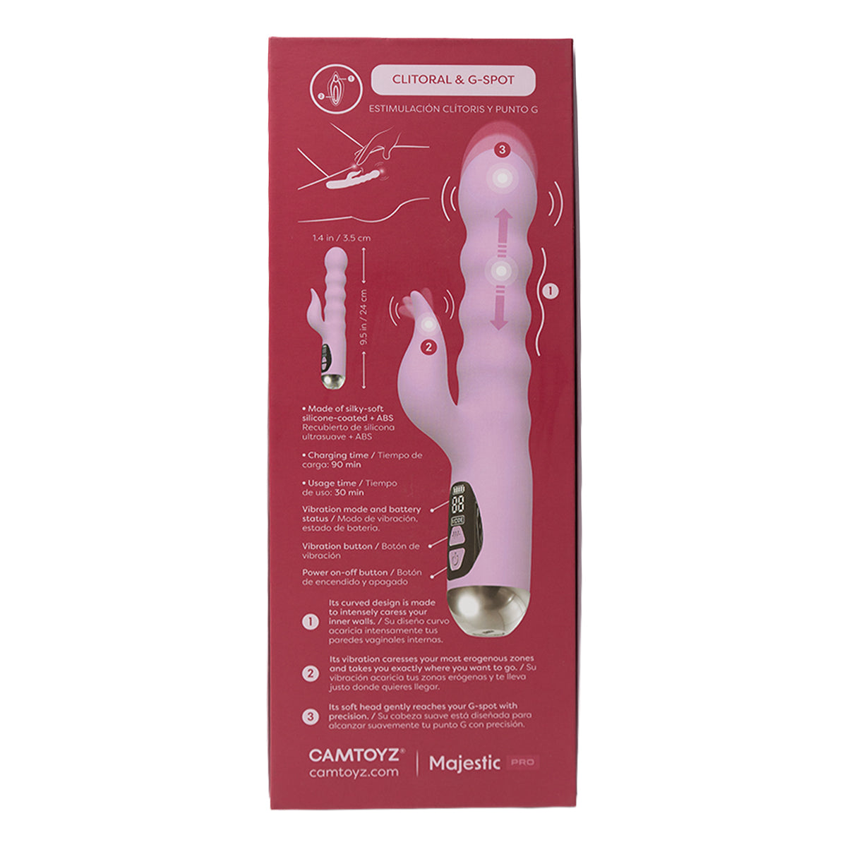 CAMTOYZ VESSA ESTIMULADOR DE PUNTO G Y CLITORIS