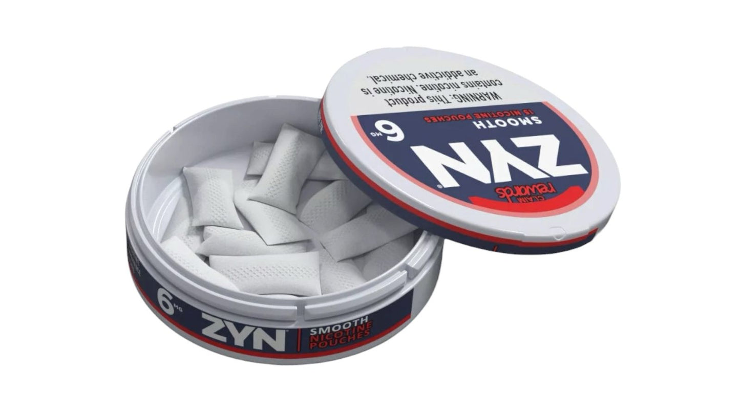 ZYN SMOOTH POUCHES X15 6MG