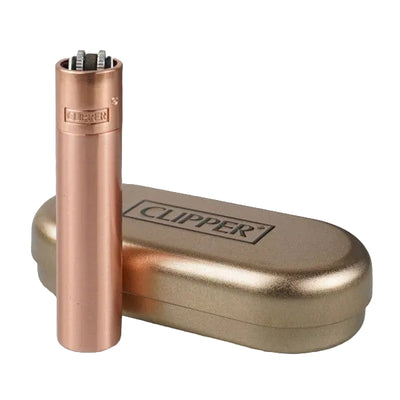 CLIPPER METÁLICA DE LUJO BRONCE