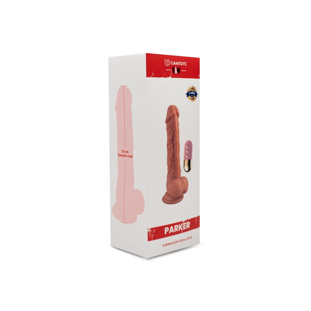 CAMTOYZ RAW VIBRADOR REALISTA PARKER