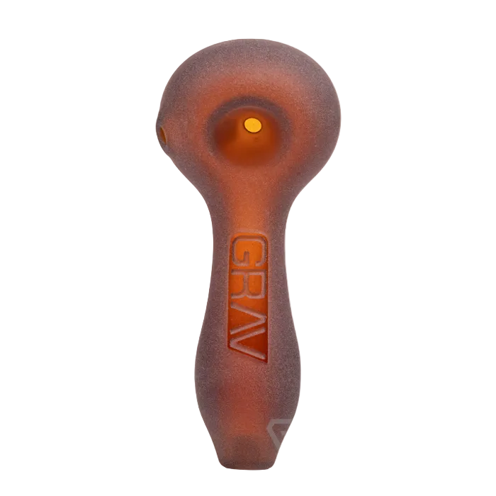 GRAV SANDBLASTED SPOON AMBER
