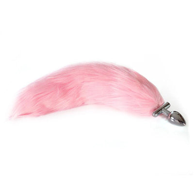 PLUG ANAL CON COLA COTTON ROSADO