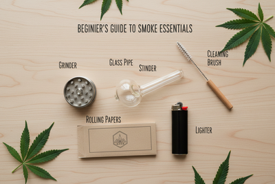 Guía de accesorios esenciales para principiantes en smoke shop - The Chill House Ecuador