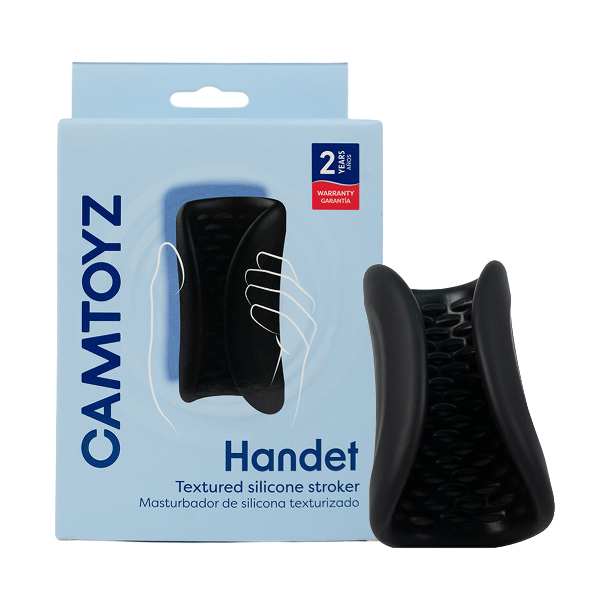 MASTURBADOR DE SILICONA TEXTURIZADO HANDET