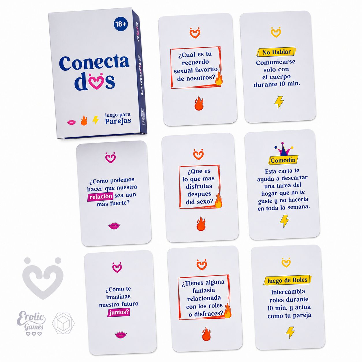 JUEGO DE CARTAS CONECTADOS PAREJA
