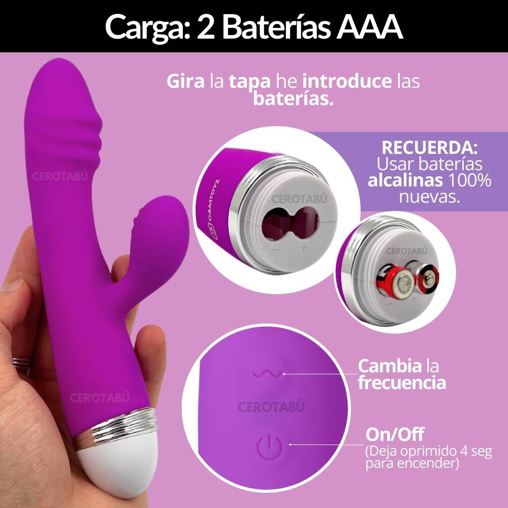 CAMTOYZ VIBRADOR DOBLE WENDY