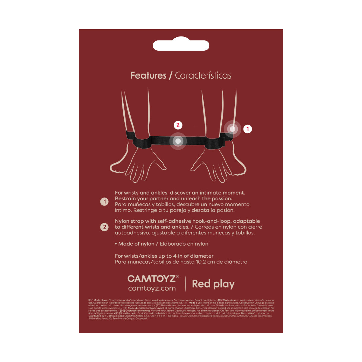 CAMTOYZ AMARRE PARA MUÑECAS Y TOBILLOS BOUNDY