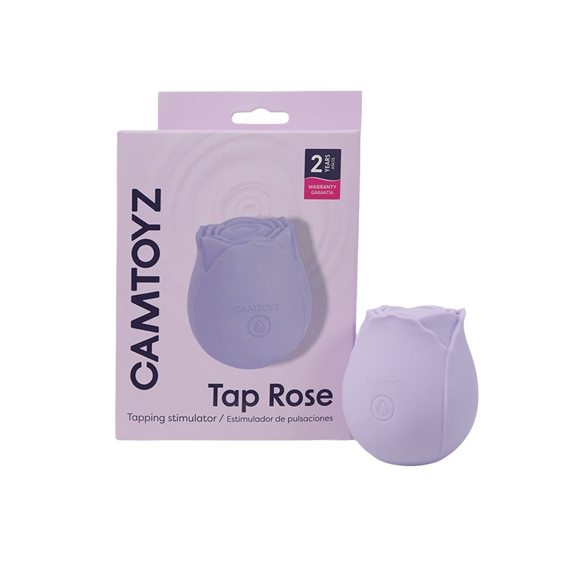 CAMTOYZ ESTIMULADOR DE PULSACIONES TAP ROSE