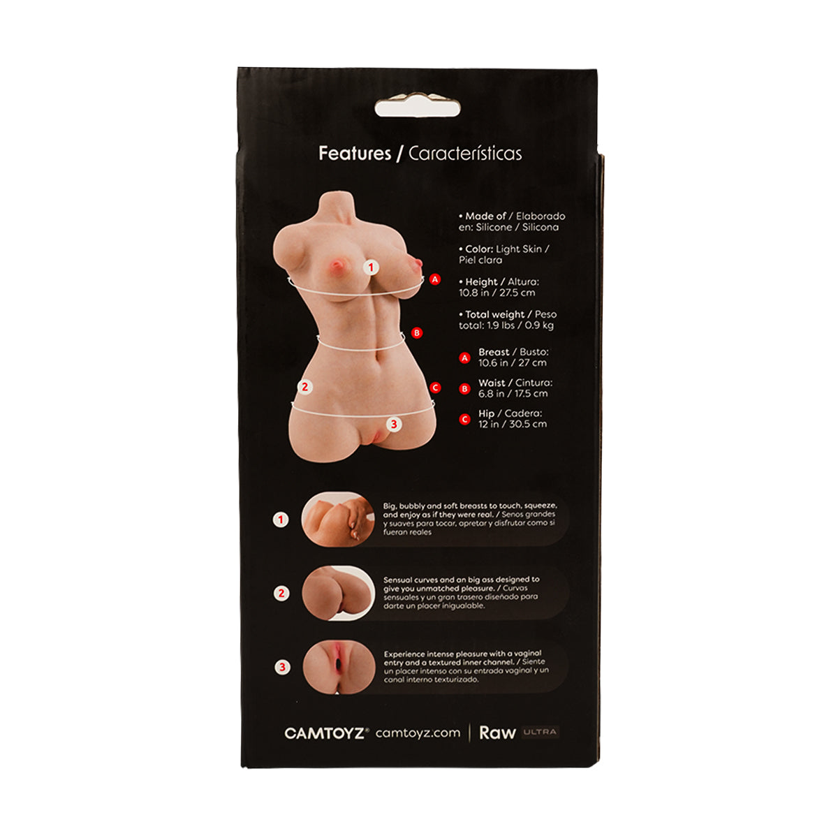 CAMTOYZ MASTURBADOR ULTRAREALISTA MADISON