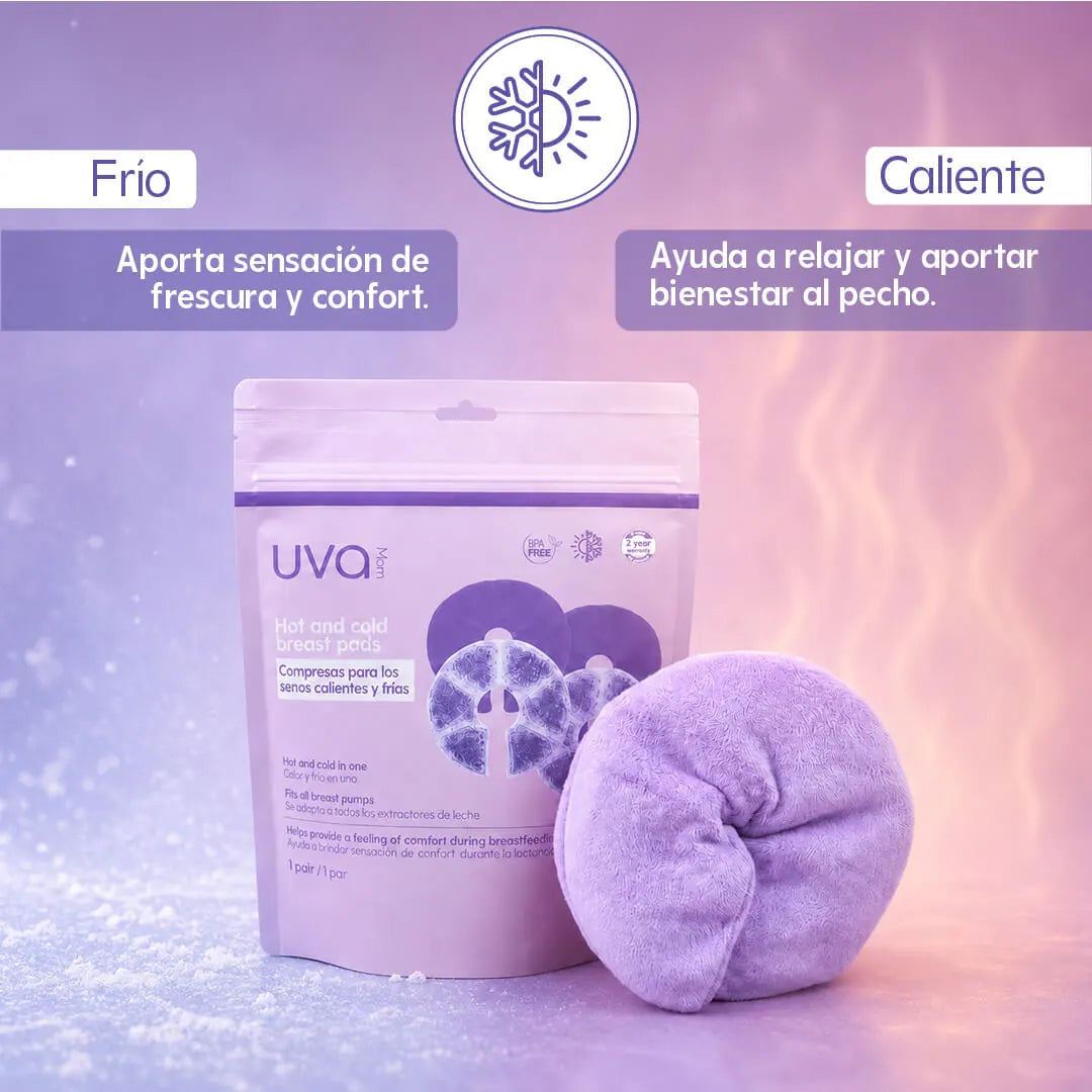 UVA POSPARTO COMPRESAS PARA SENOS CALIENTE Y FRÍA