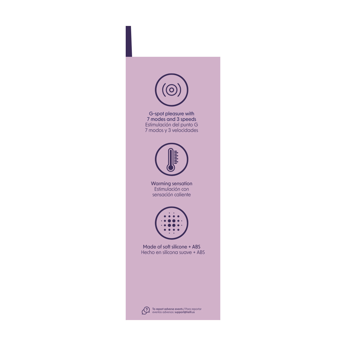 CAMTOYZ VIBRADOR DE DEDO CON SENSACIÓN CALIENTE PARA PUNTO G FING FUN