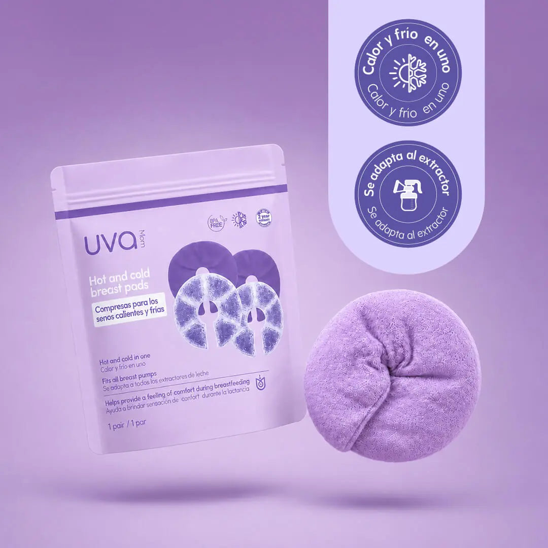 UVA POSPARTO COMPRESAS PARA SENOS CALIENTE Y FRÍA