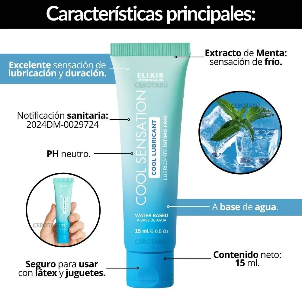 ELIXIR LUBRICANTE COOL SENSATION 15ML