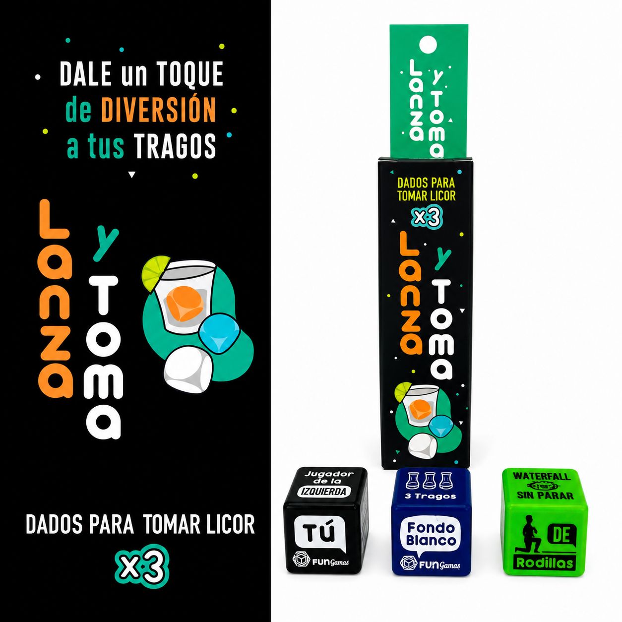 FUN GAMES DADOS LANZA Y TOMA