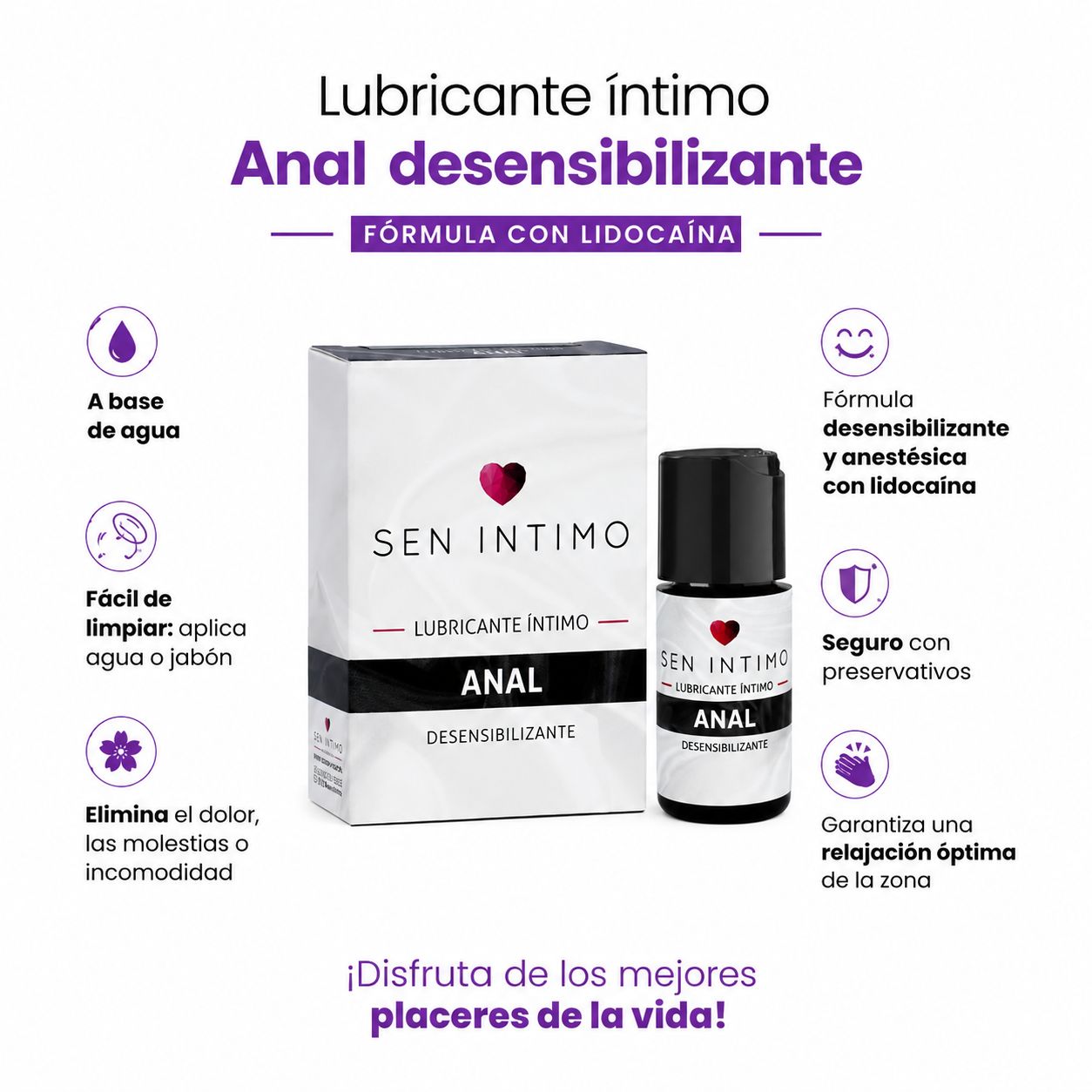 SEN ÍNTIMO LUBRICANTE ANAL DESENSIBILIZANTE 30ml