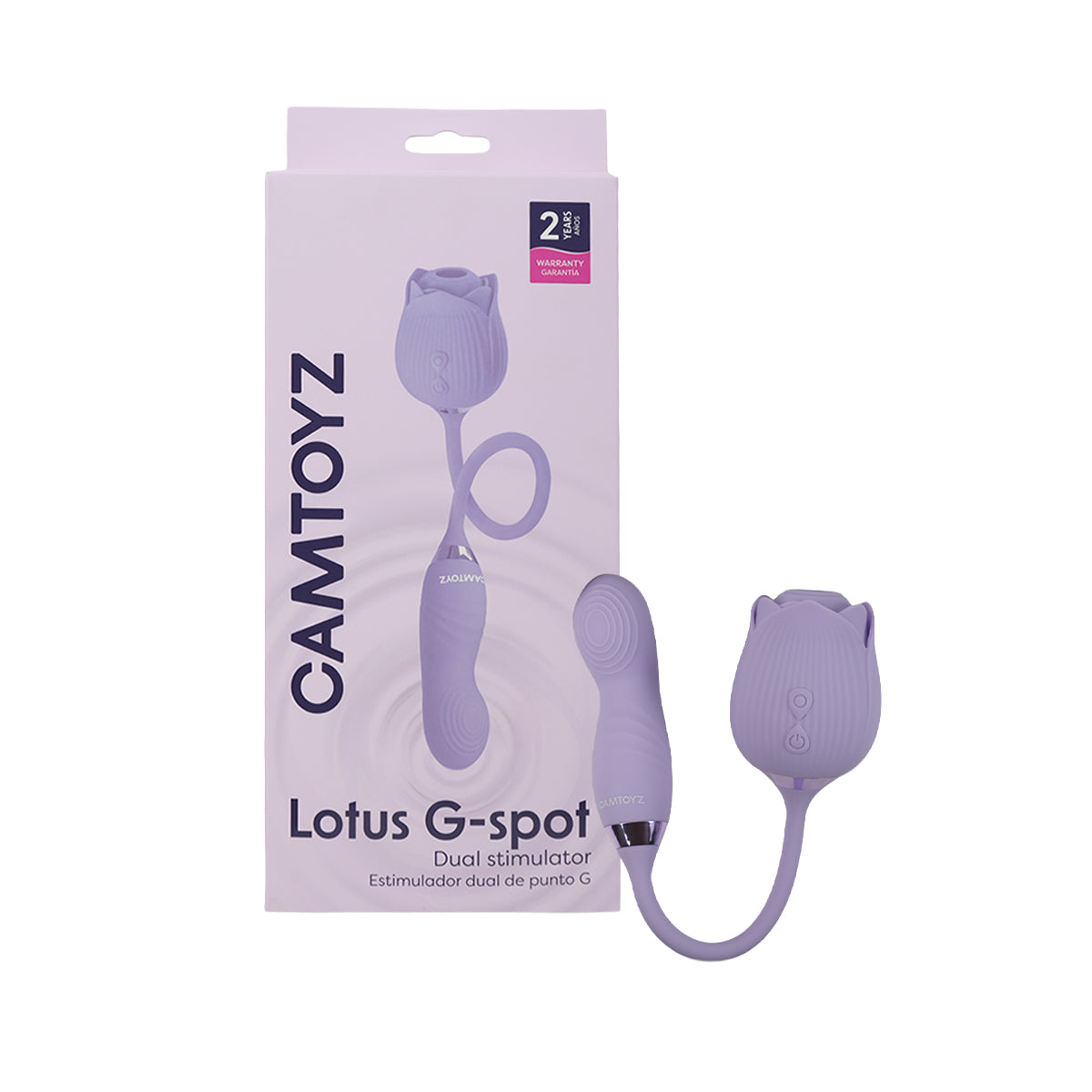 CAMTOYZ ESTIMULADOR DUAL DE PUNTO G LOTUS G-SPOT