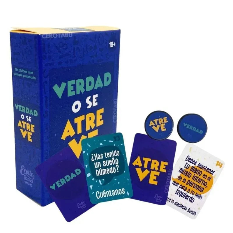 JUEGO DE CARTAS VERDAD O SE ATREVE