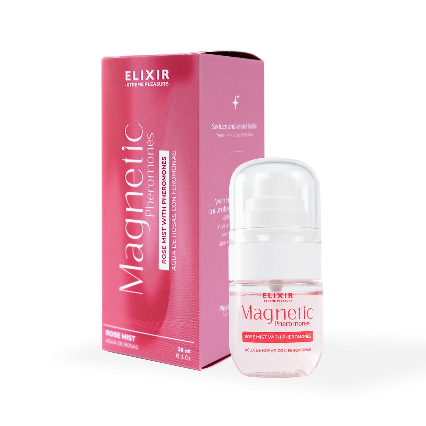 AGUA DE ROSAS CON FEROMONA MAGNÉTICA 30ml