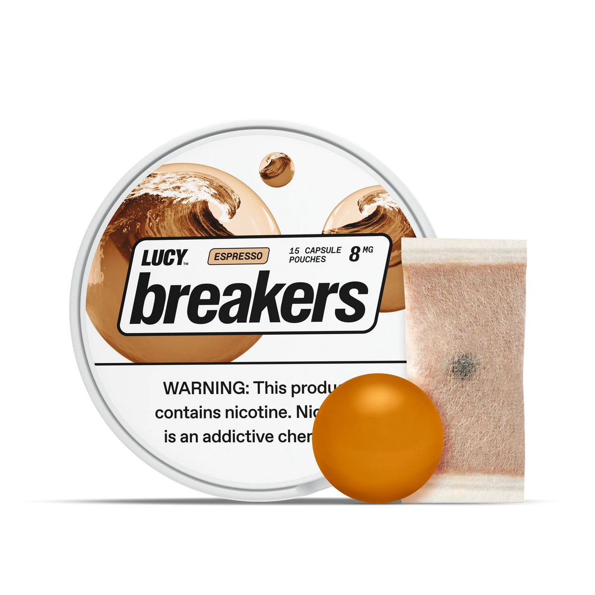 LUCY BREAKERS EXPRESSO POUCHES X15 8MG