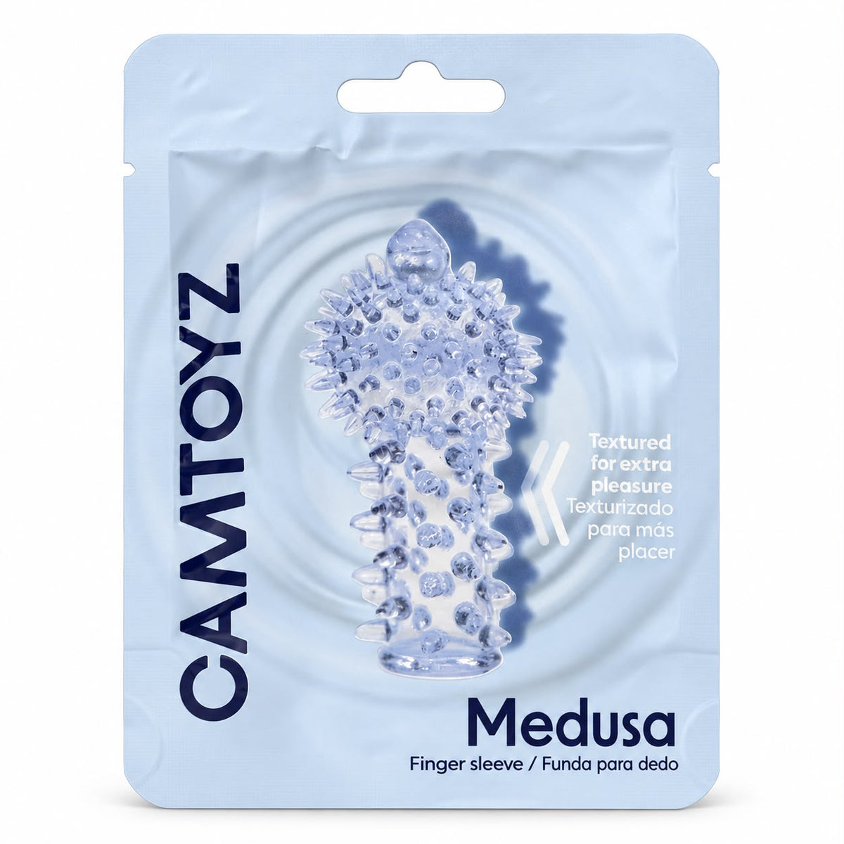 CAMTOYZ FUNDA PARA DEDO CON TEXTURA MEDUSA