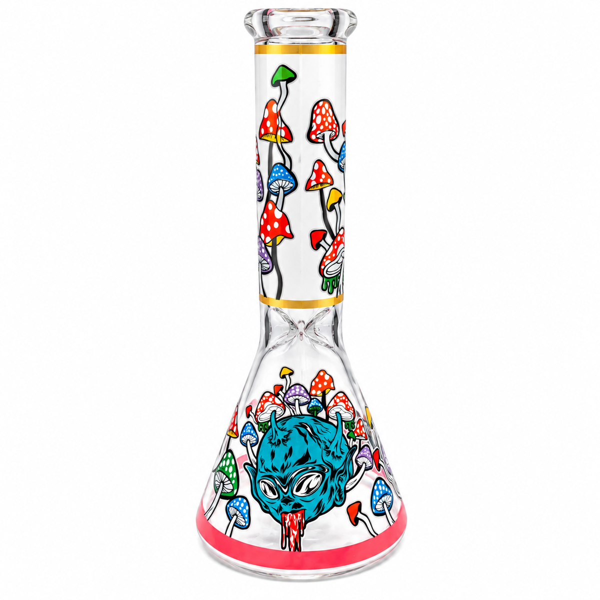 BONG ALIENÍGENA Y HONGOS MULTICOLOR