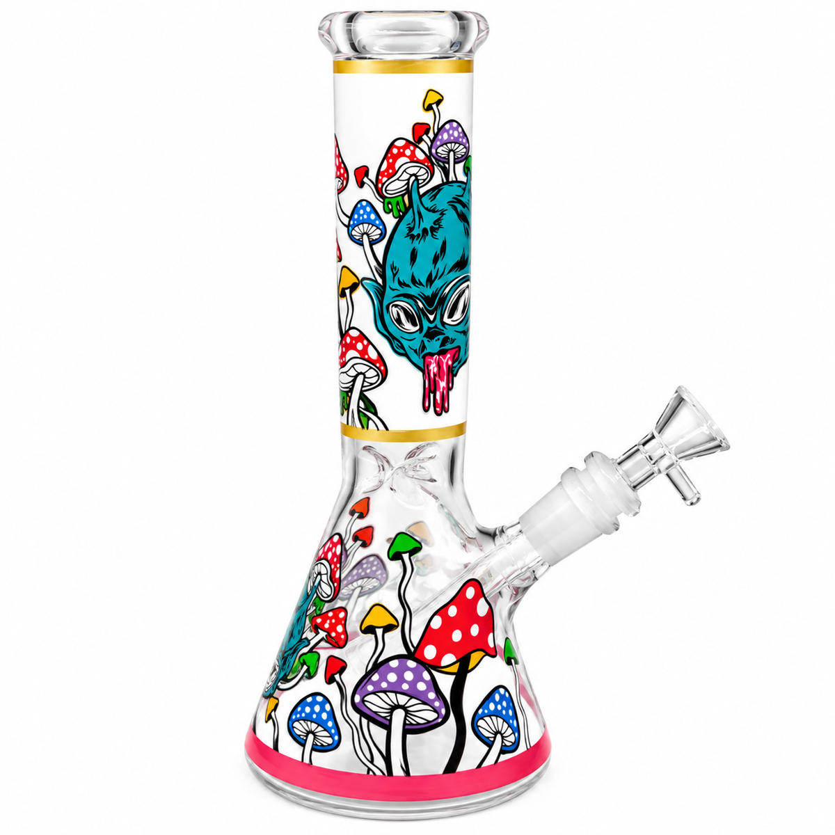 BONG ALIENÍGENA Y HONGOS MULTICOLOR