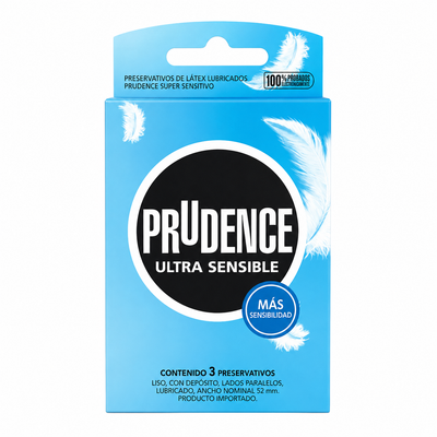 PRUDENCE CONDONES ULTRA SENSIBLE X3