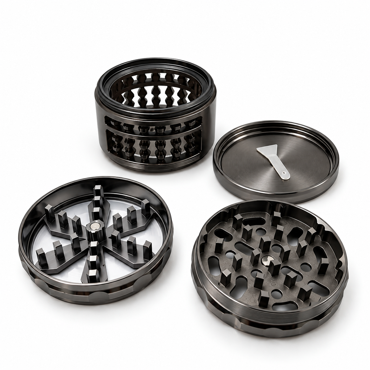 GRINDER DISEÑO ASPAS 60MM 4 PARTES