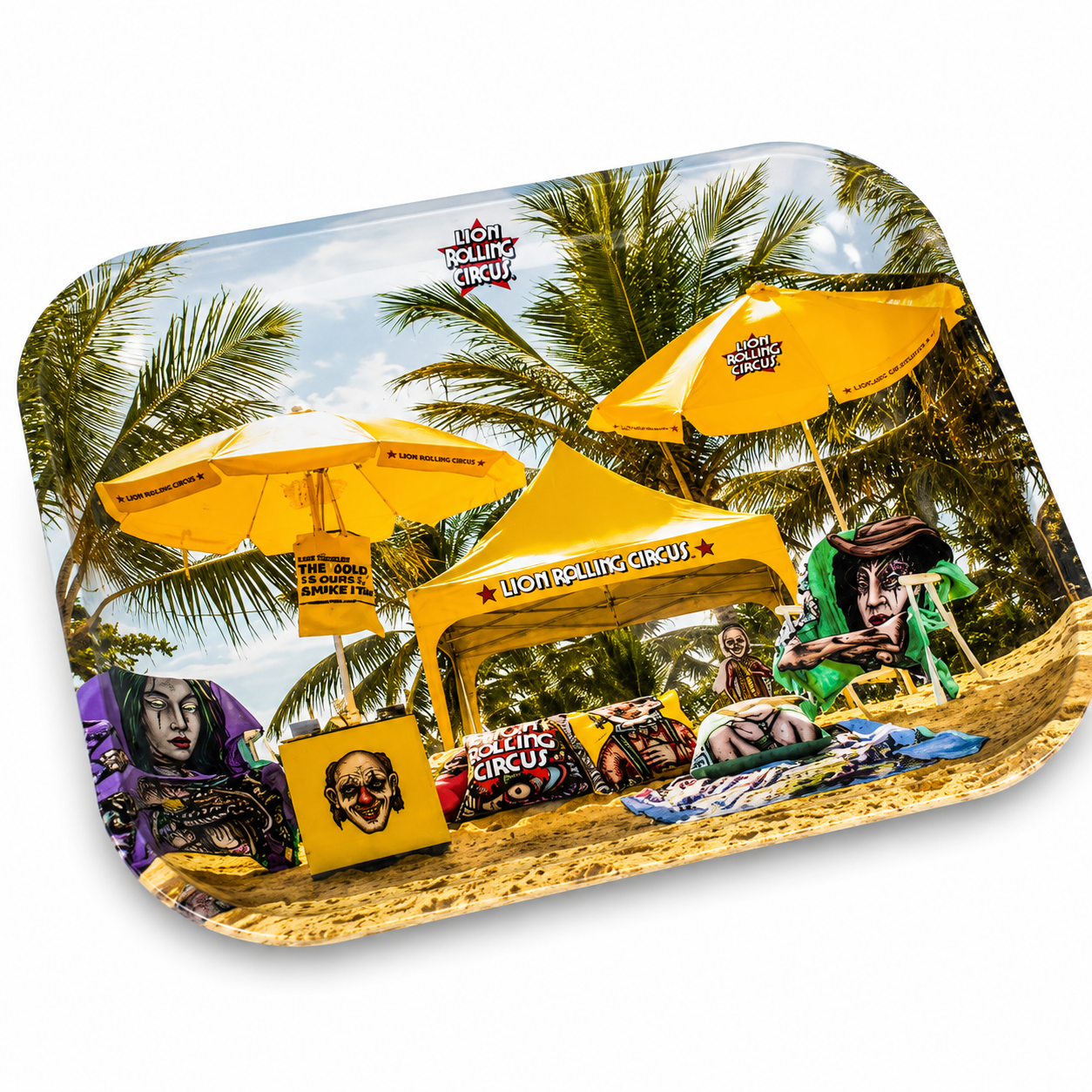 LION ROLLING CIRCUS BANDEJA PARTY BEACH XL