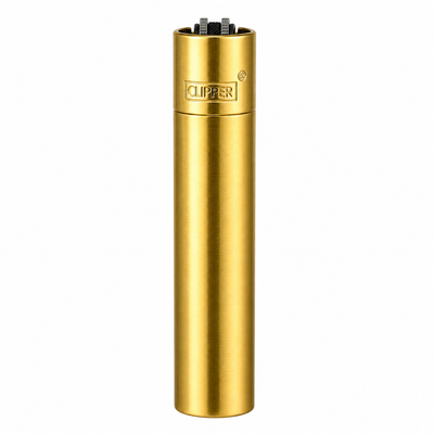 CLIPPER METÁLICA DE LUJO DORADA