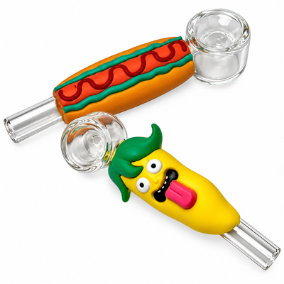 PIPA VIDRIO CON DISEÑO