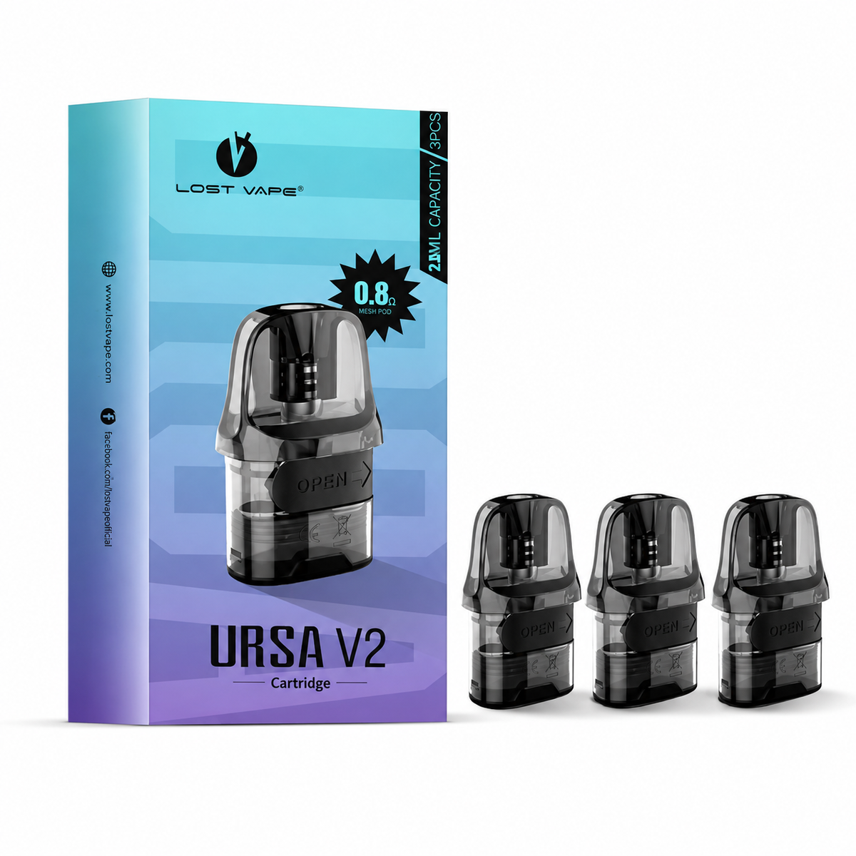 LOST VAPE URSA V2 POD REPUESTO 0.8Ω