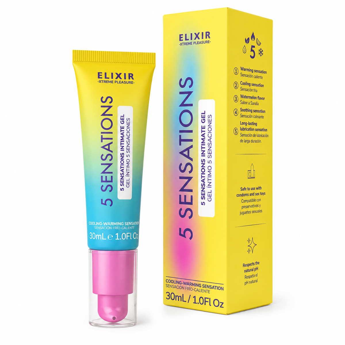 ELIXIR LUBRICANTE 5 SENSACIONES 30ML