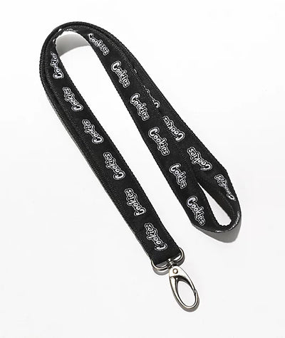 COOKIES LANYARD NEGRO-BLANCO 18